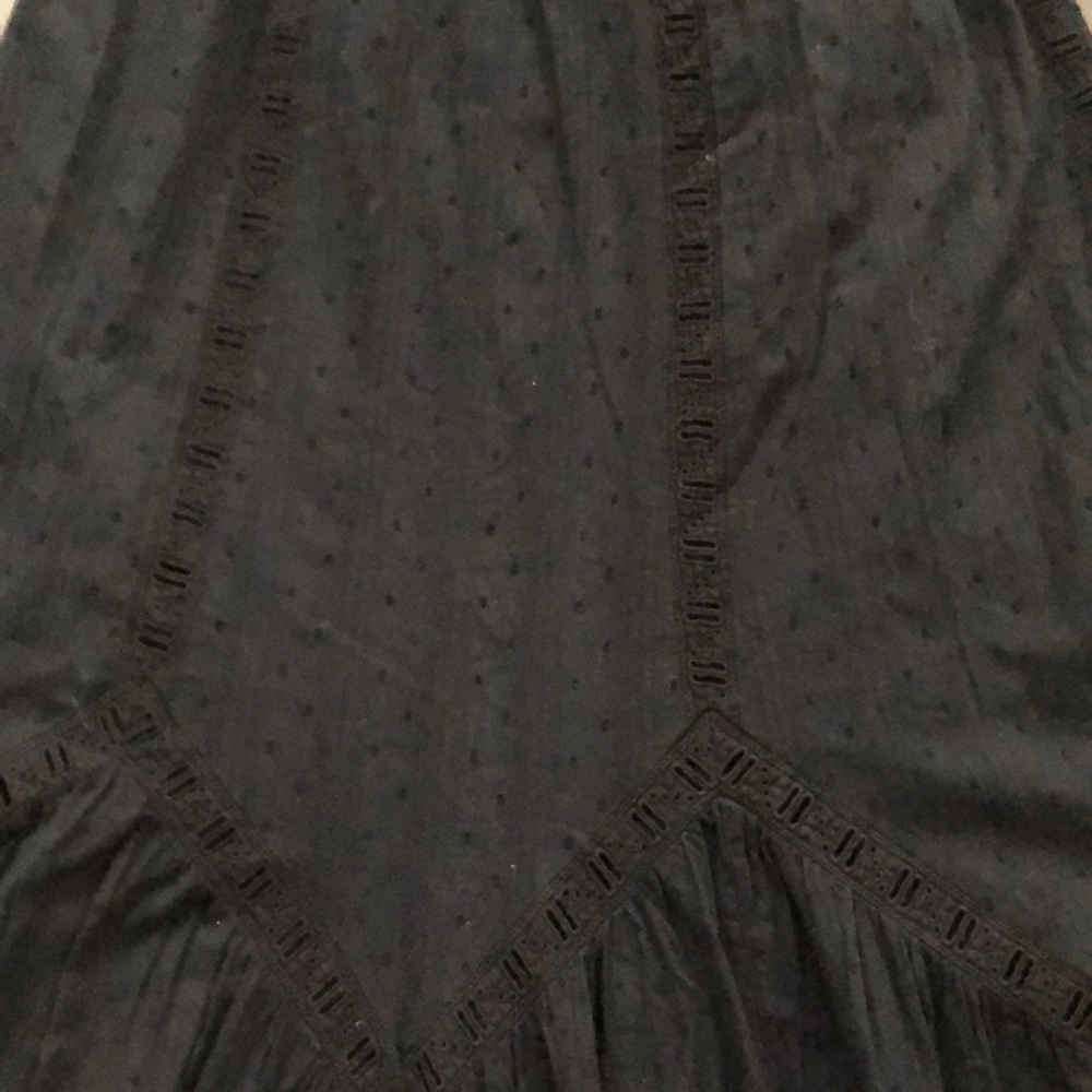 Gap 100% cotton woman’s black maxi dress - Picture 7 of 8